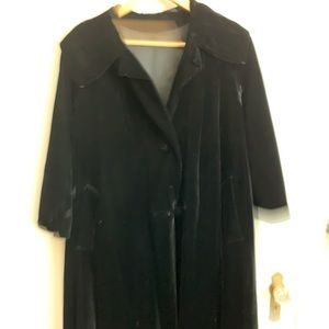 Velvet Long Coat